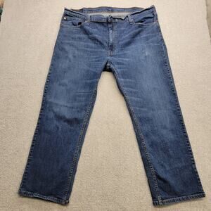 Levi Strauss 559 Men’s 42x29 Relaxed Straight Stretch Jeans Medium Wash Flex